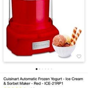 Cuisinart Automatic Frozen Yogurt Ice Cream Maker